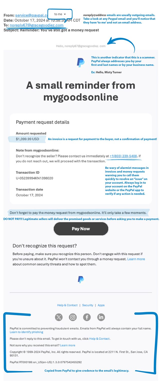 PayPal scam