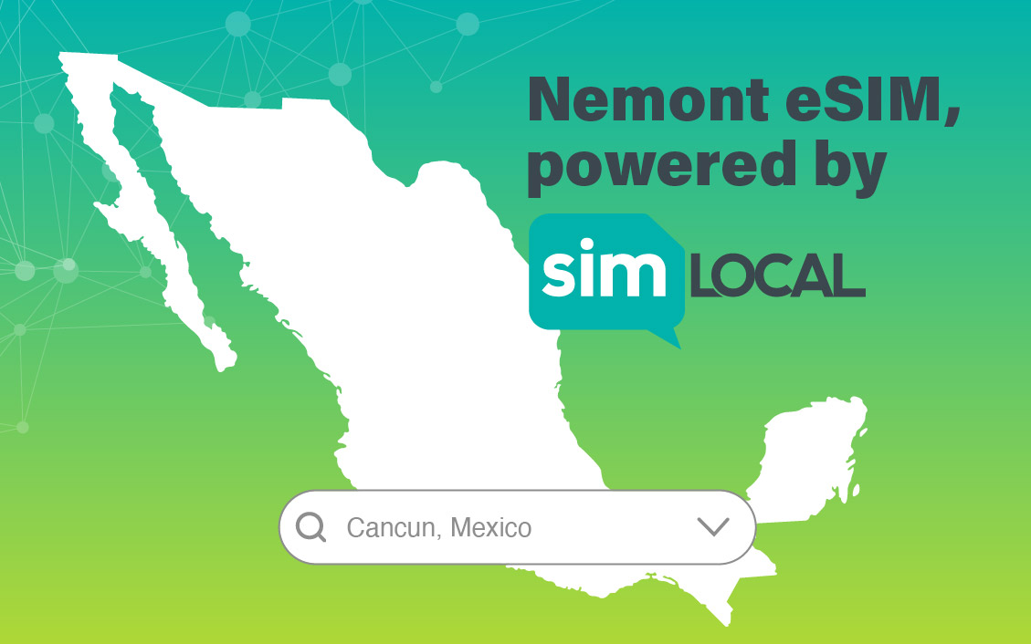 Nemont eSIM, powered by Sim Local. Travel. Connected.
