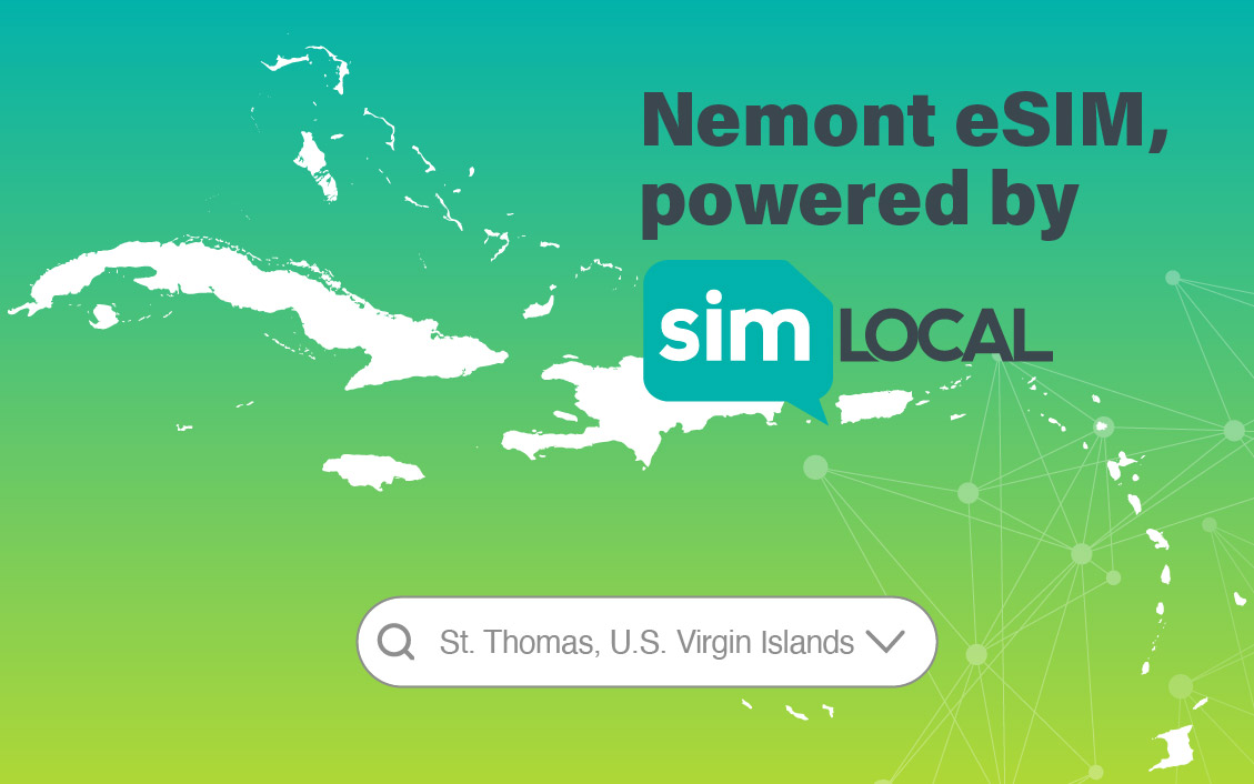 Nemont eSIM, powered by Sim Local. Travel. Connected.